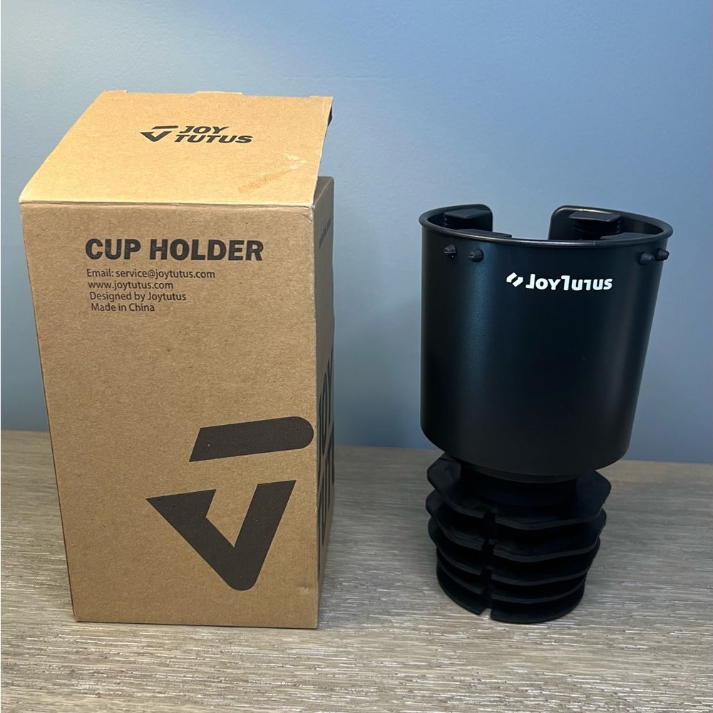 JoyTutus Black Car Cup Holder Expander